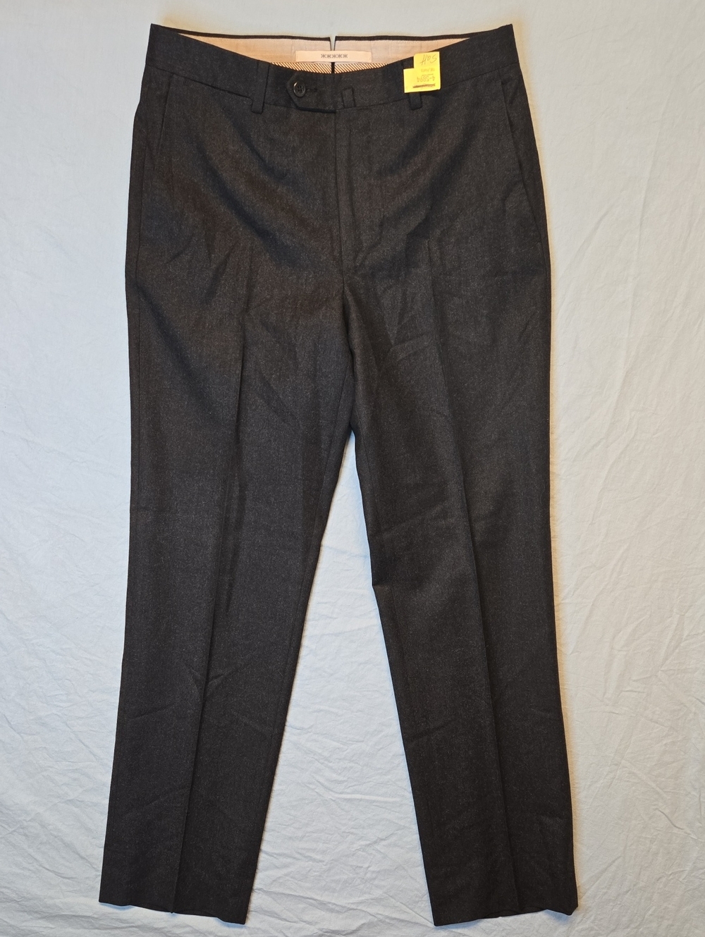 Ermenegildo Zegna Dark Gray Wool Dress Pants